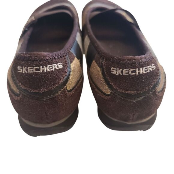 SKECHERS Shoes Boho Patchwork Slipons Unique Women's Sz 7.5 - Picture 11 of 14